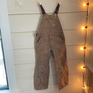 Youth Carhartt Overalls Cotton Duck
